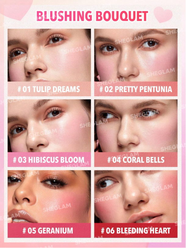 쉬글램 블러셔 팔레트 크림치크 sheglam blush palette - 상세 이미지 4
