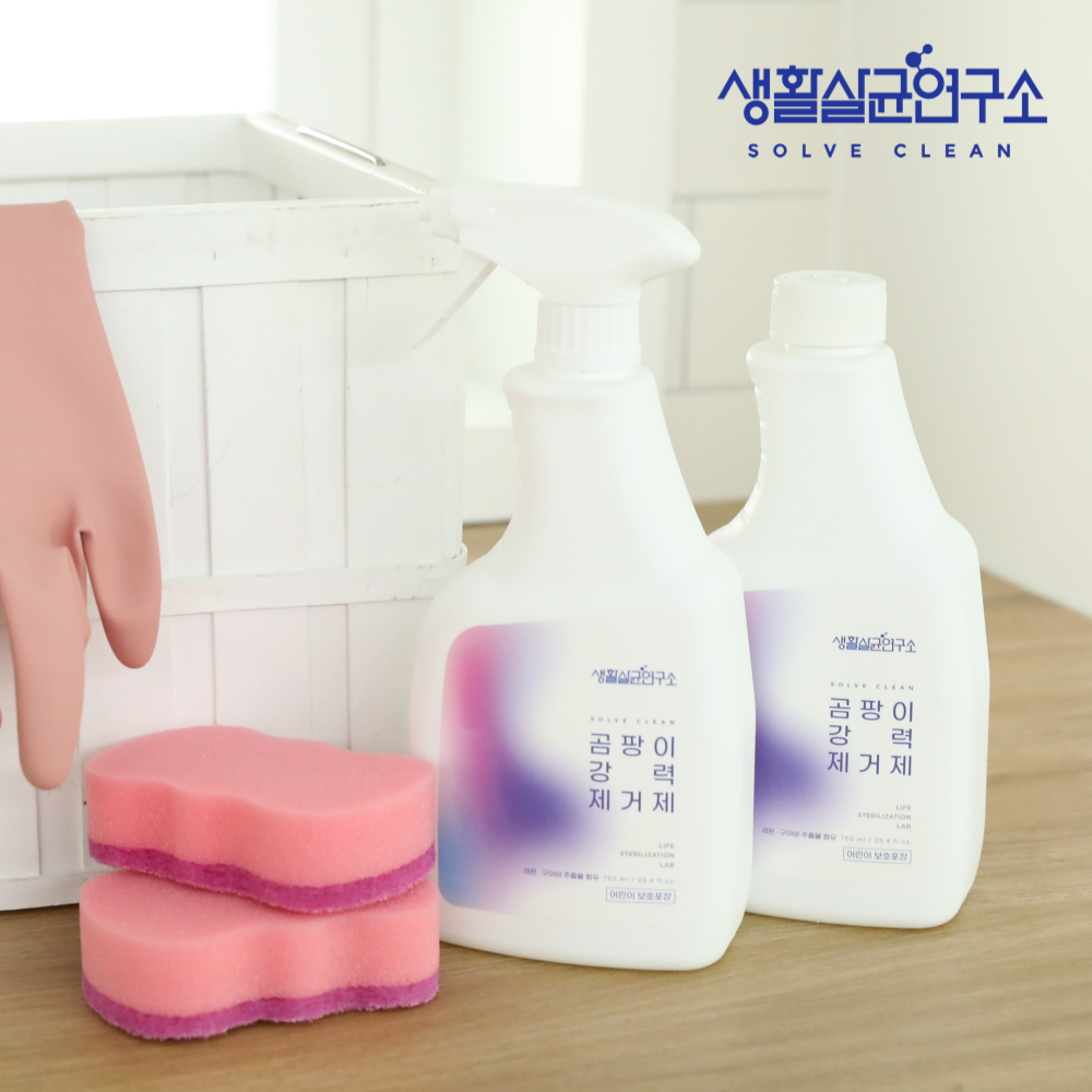 생활살균연구소 곰팡이 제거제 벽지 벽 화장실 욕실 베란다 창문 얼룩제거 제거젤 750ml - 상세 이미지 5