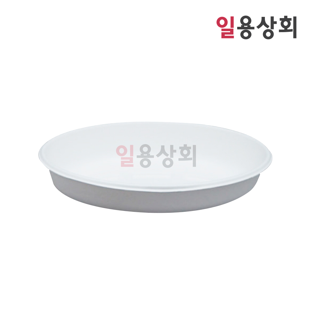 펄프용기 HC OB18 백색 300세트 타원형 : 일용상회