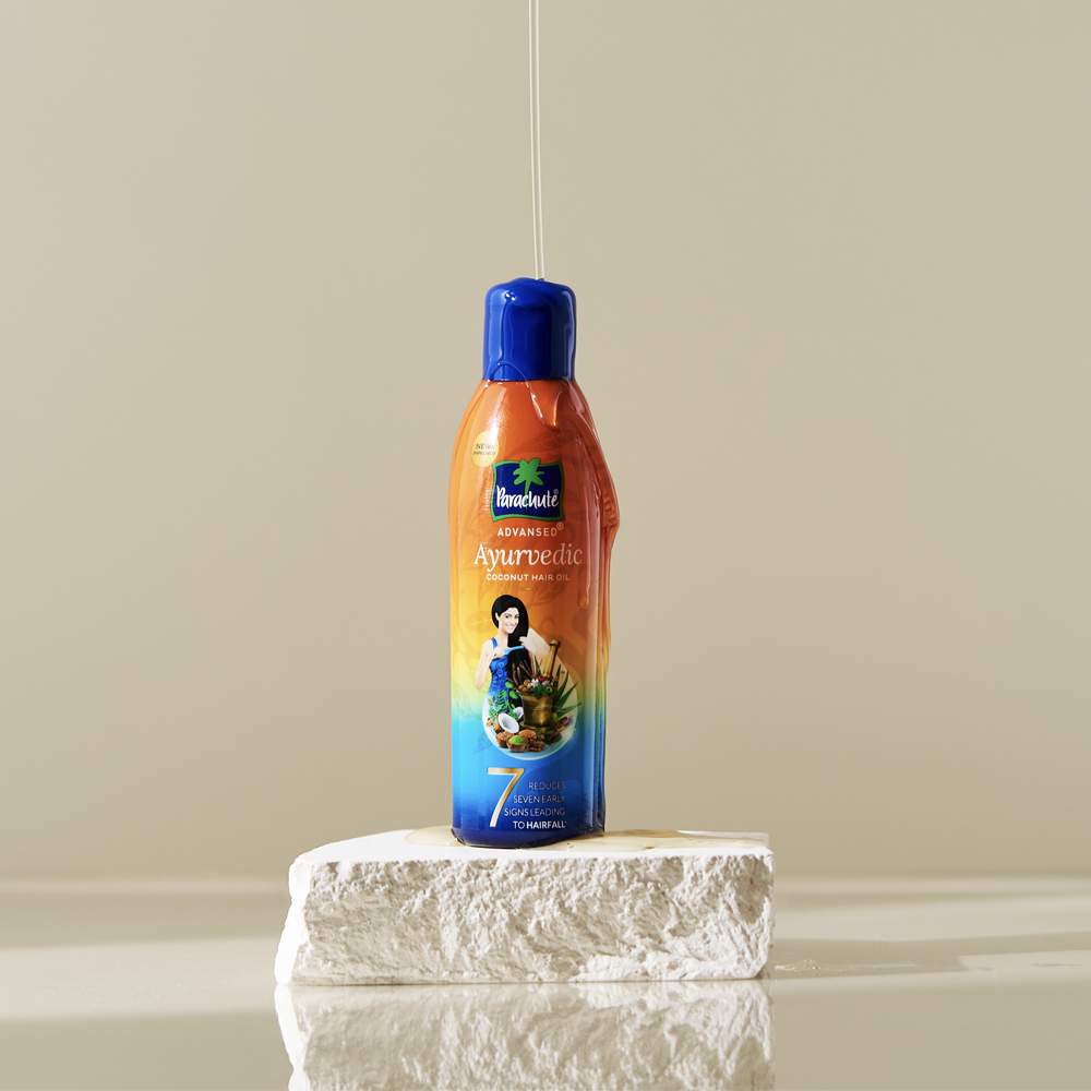 파라슈트 어드밴스드 아유르베딕 코코넛 헤어 오일 90ml  단백질 비듬 굵고 건강한 모발