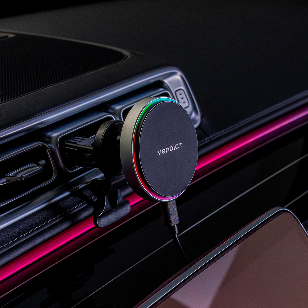벤딕트 차량용 핸드폰 거치대 맥세이프 스마트폰 무선 충전기 자석 Qi2 루나 이클립스