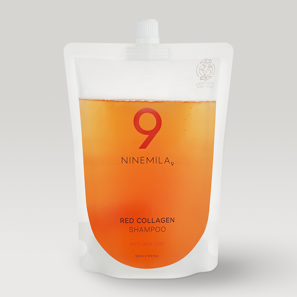 나인밀라 맥주효모/레드콜라겐/애플민트 리필파우치(택1) 그린로즈향, 500ml, 1개