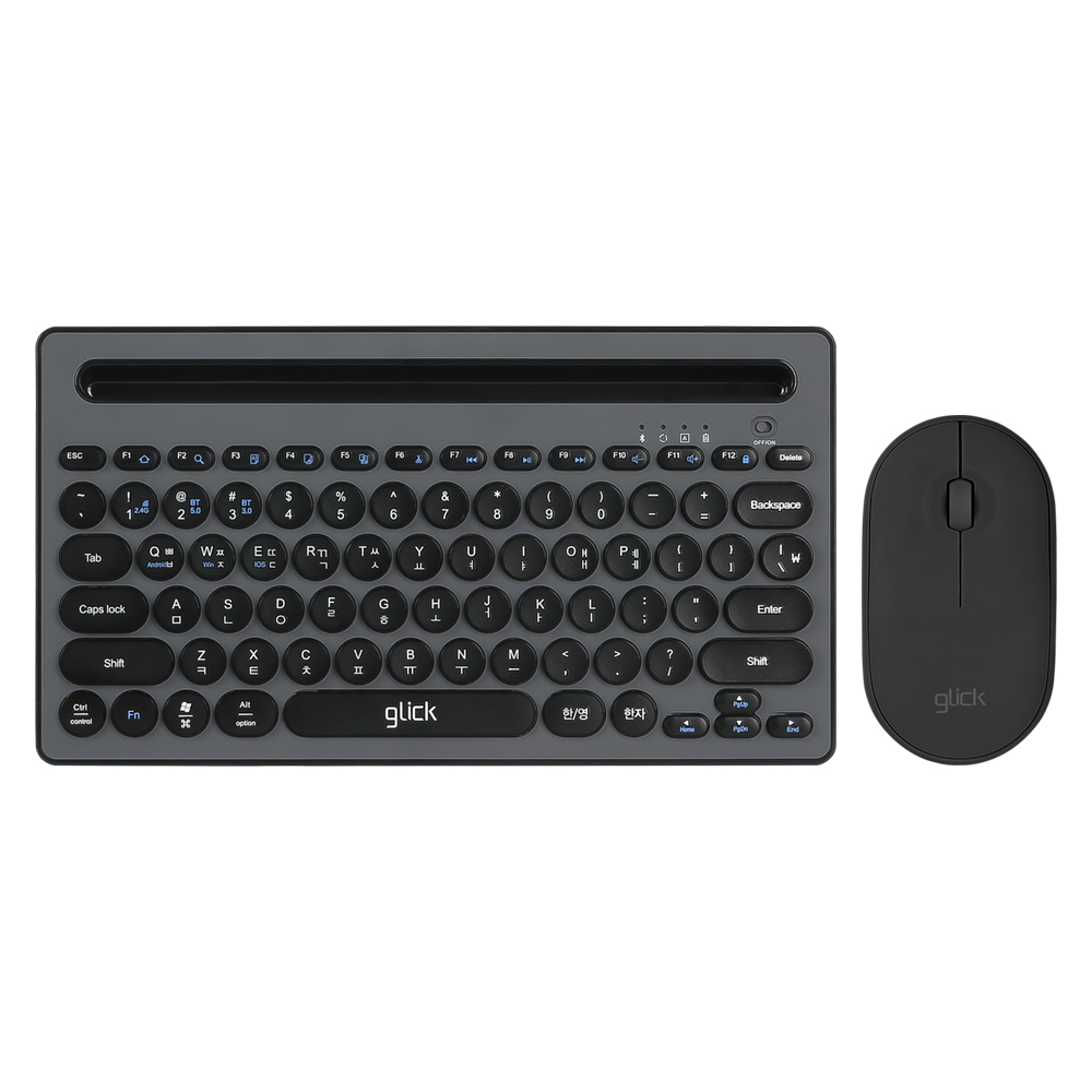 지클릭커 오피스프로 WMK40 패드폰 무선 블루투스 키보드 마우스 세트 - 상세 이미지 2