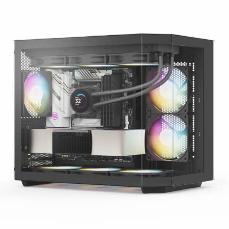 DAVEN AQUA EDGE (블랙) 미니타워케이스