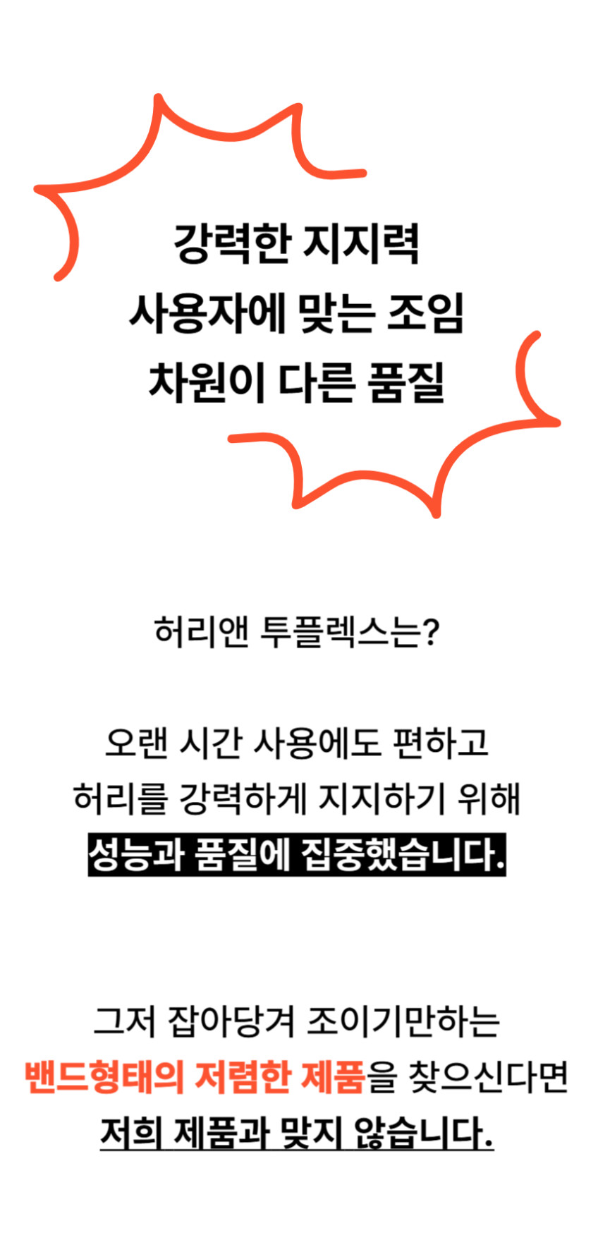 의료용 허리보호대 디스크 척추협착증 추간판탈출증 복대 허리앤 투플렉스 판매처 상세 정보 이미지 4