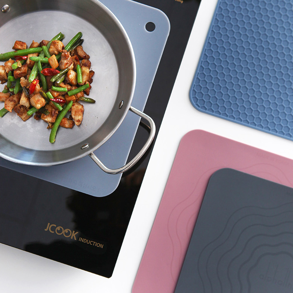 팔레트 인덕션매트 보호매트 국내산 인덕션패드 실리콘 받침대 깔개 스크래치 S