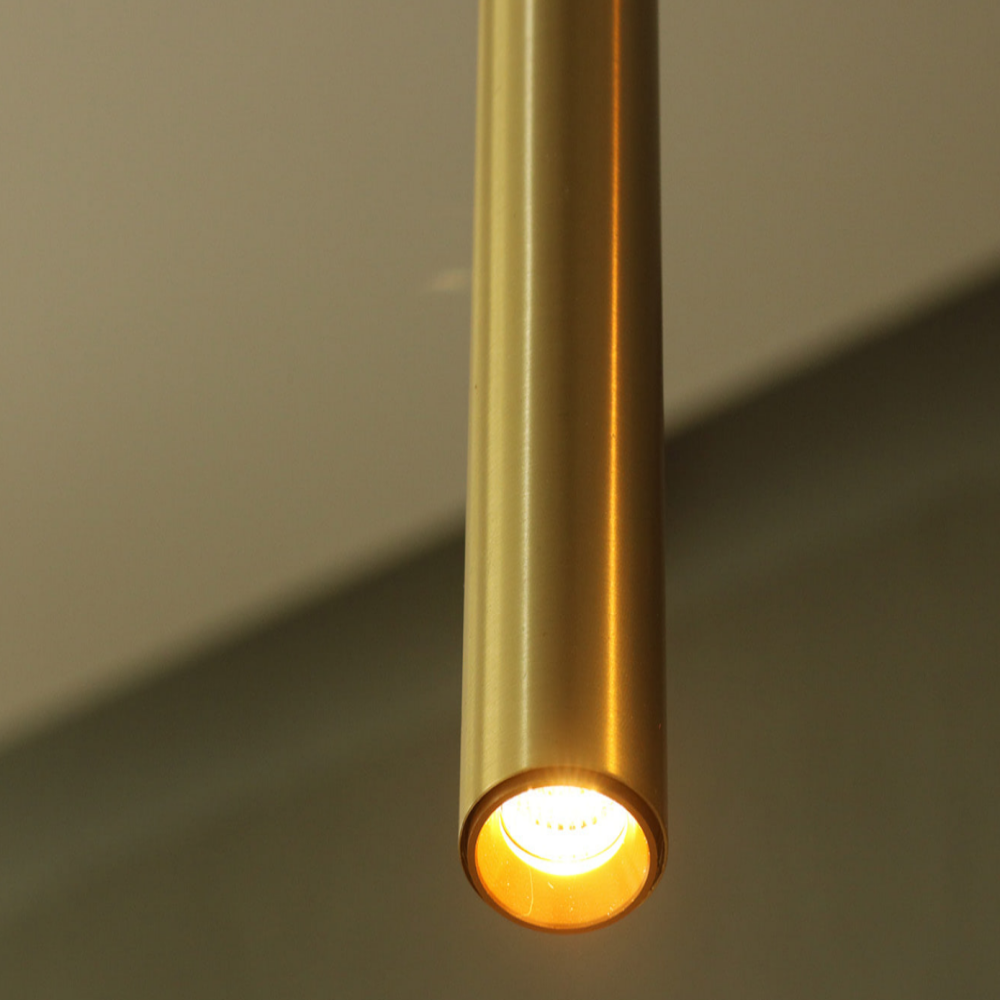 무료+당일출고 북유럽식탁등 LED 펜던트 조명 일자 라인 4인 식탁등 600MM/화이트 이미지 7