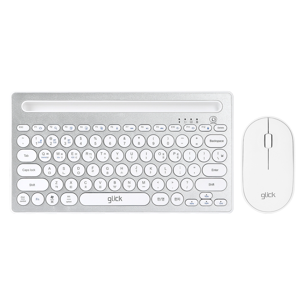 지클릭커 오피스프로 WMK40 패드폰 무선 블루투스 키보드 마우스 세트 - 상세 이미지 5