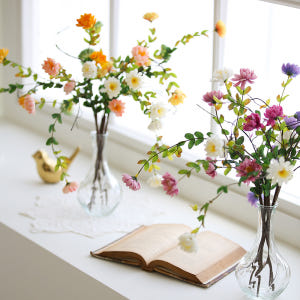 실 거베라 생화같은 테이블 화병 조화 꽃 세트 센터피스 장식 A02 옐로... 실사용 후기 | 효과 있을까? - 상품 이미지 2