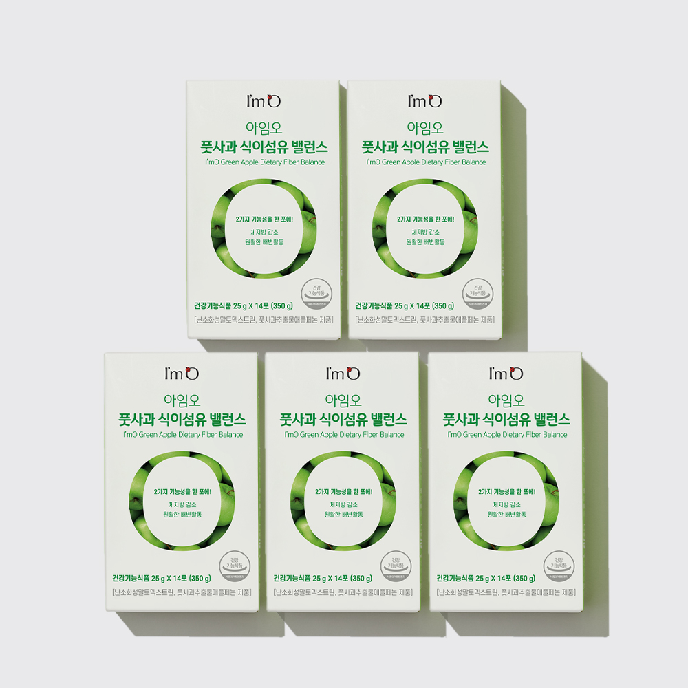 아임오 풋사과 식이섬유 밸런스 5박스 70포 - 메인 이미지