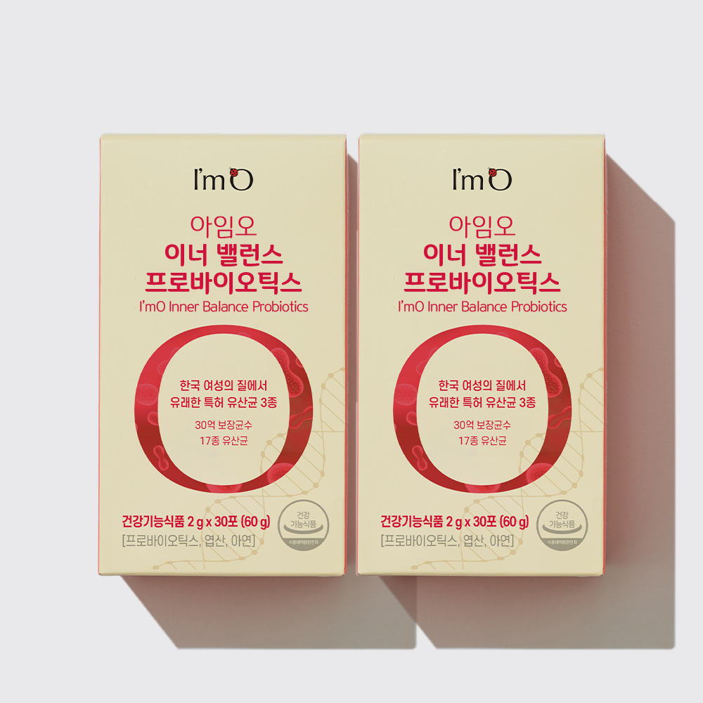 질유래유산균 아임오 이너밸런스 프로바이오틱스 2개월분 - 상품 이미지