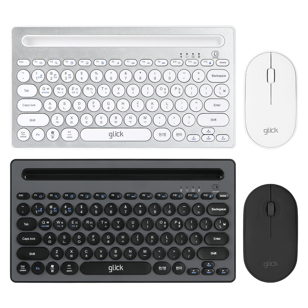 지클릭커 오피스프로 WMK40 패드폰 무선 블루투스 키보드 마우스 세트 - 상세 이미지 4