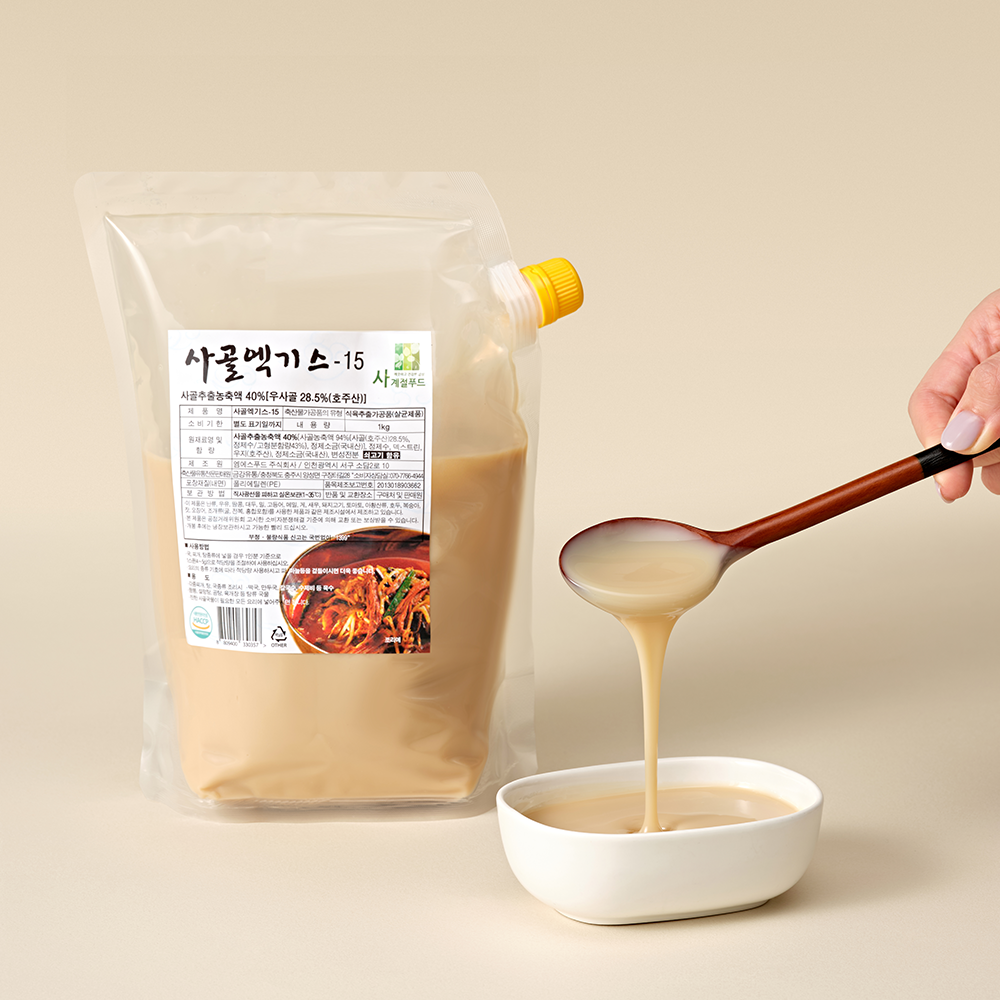 금강 만능 닭육수 농축액 1kg 추출 엑기스 고농축 베이스 - 상세 이미지 4