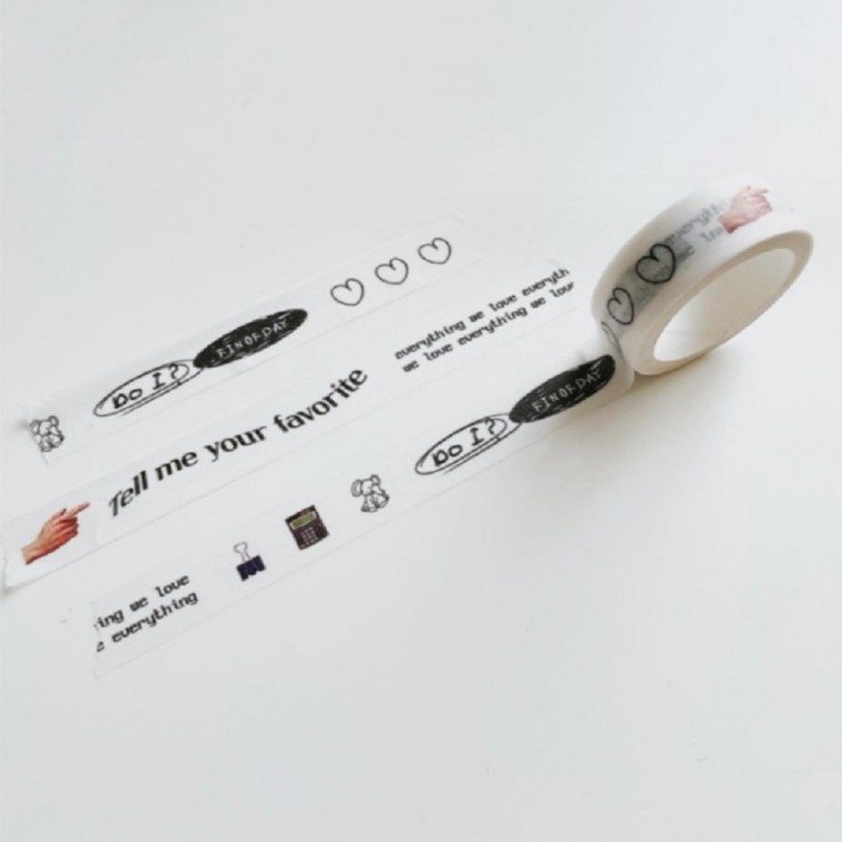 다꾸 종이 마스킹테이프 Type C 종이테이프 마스킹테이프 - 상품 이미지