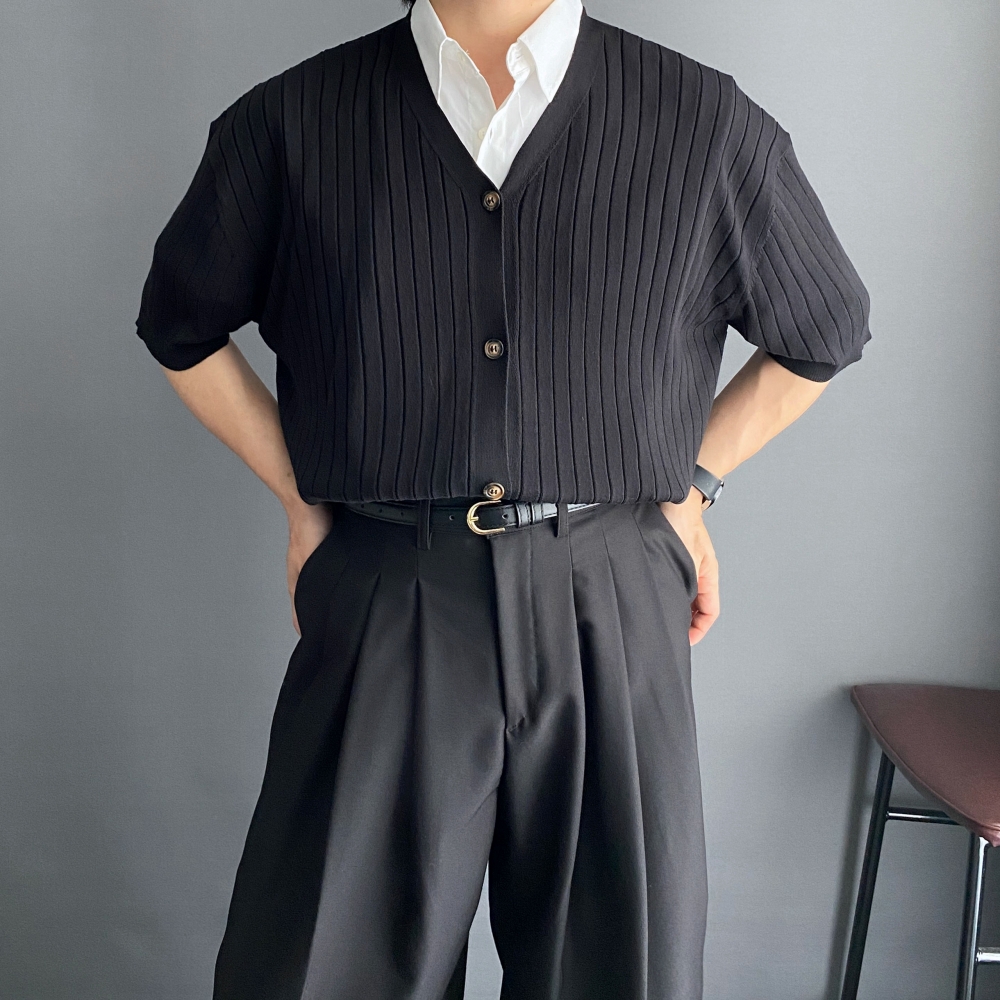 남자여름가디건 남자반팔가디건 - 상세 이미지 2
