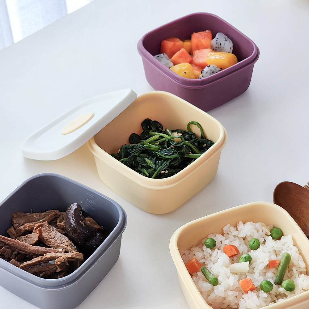 이디프 실리콘 밥팩 국산 전자레인지 냉동밥 용기 6P 세트 300ml - 상세 이미지 4