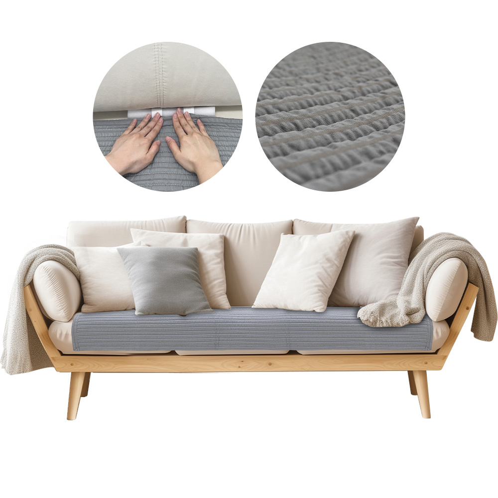 시어서커 여름 냉감 시원한 쇼파패드 미끄럼방지 3인용 4인용