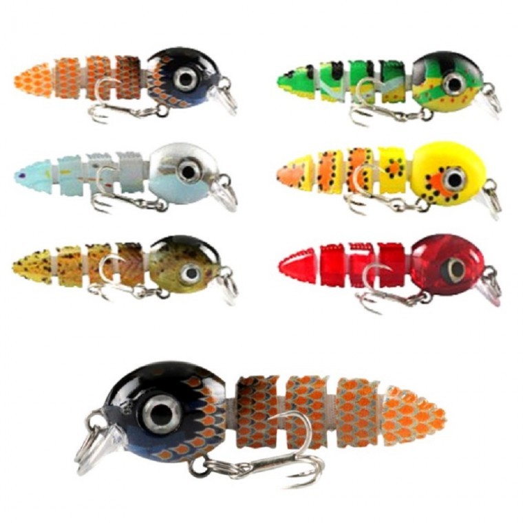 5단  낚시 루어 미끼 빨강 바다낚시 루어낚시 - 상품 이미지