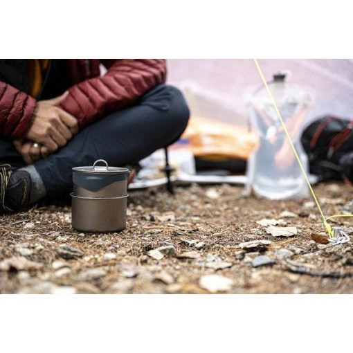 에버뉴 EVERNEW 티타늄 솔로포트 노핸들 캠핑 냄비 조리기구 코펠 ECA624