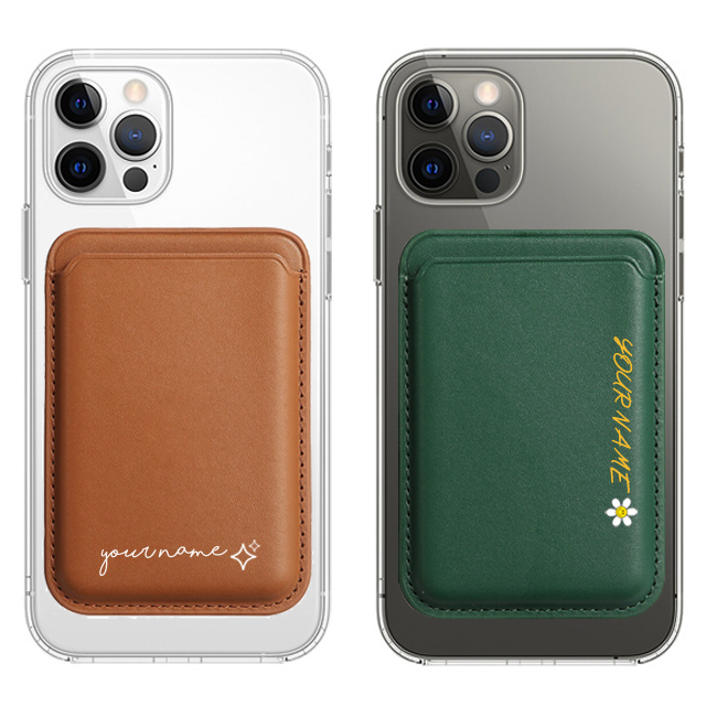 이니셜 각인 주문제작 맥세이프 카드지갑