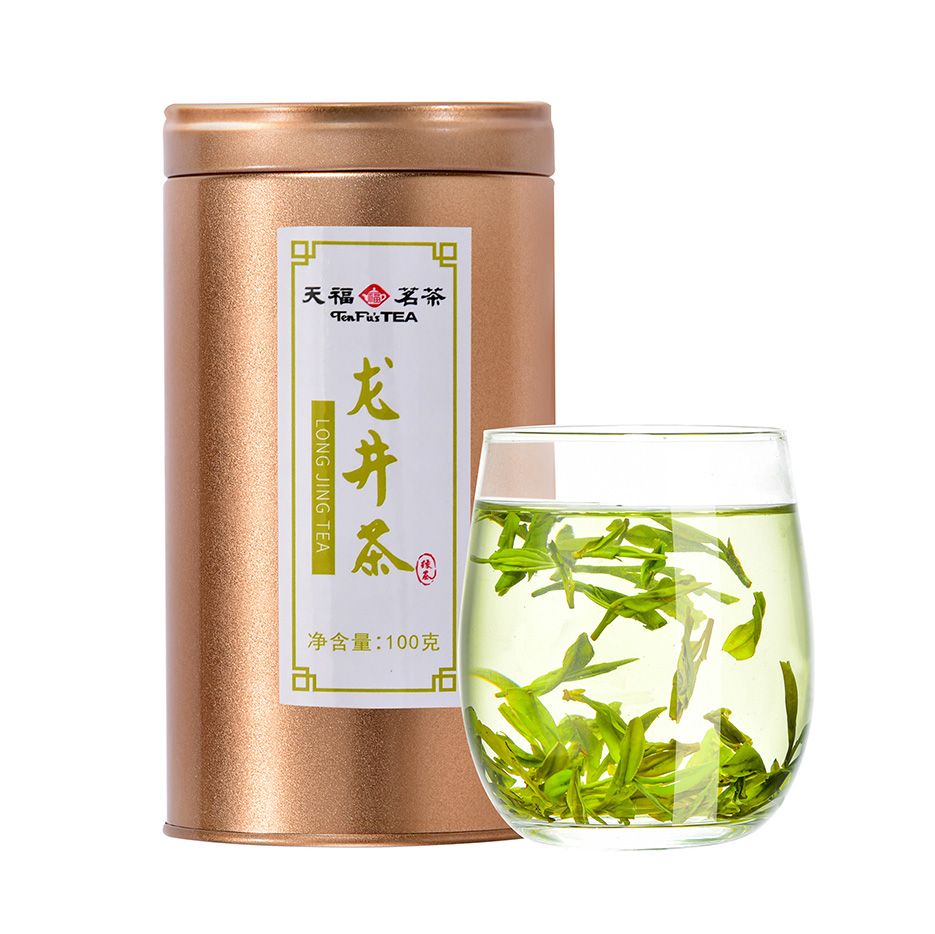 2026년햇차 (해외직구g105)천복 녹차 용정차 용정녹차 절강 명전 1아3엽 100g - 상품 이미지