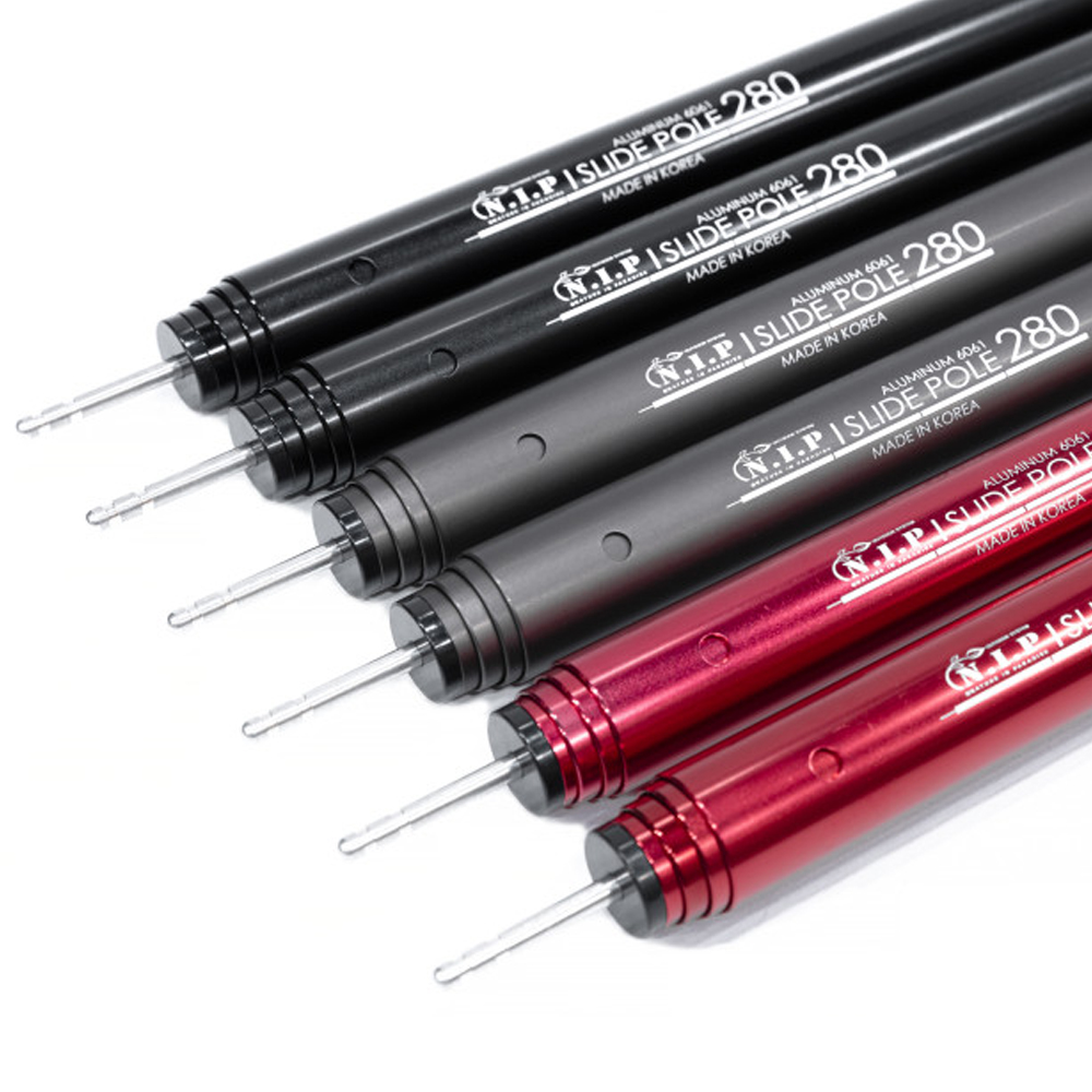 N.I.P 슬라이드 폴대 사이드 240 1줄 티탄