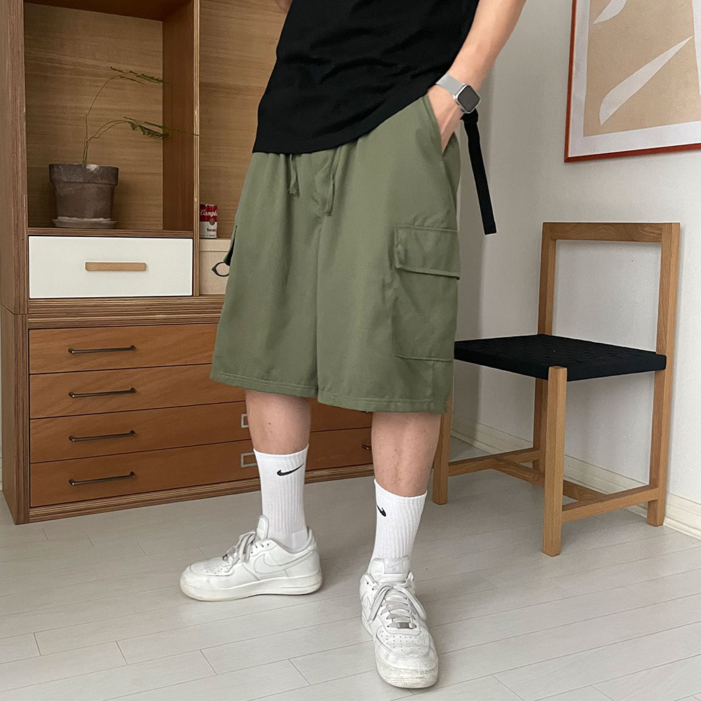 남자카고반바지 건빵바지 남자버뮤다반바지 - 상세 이미지 2