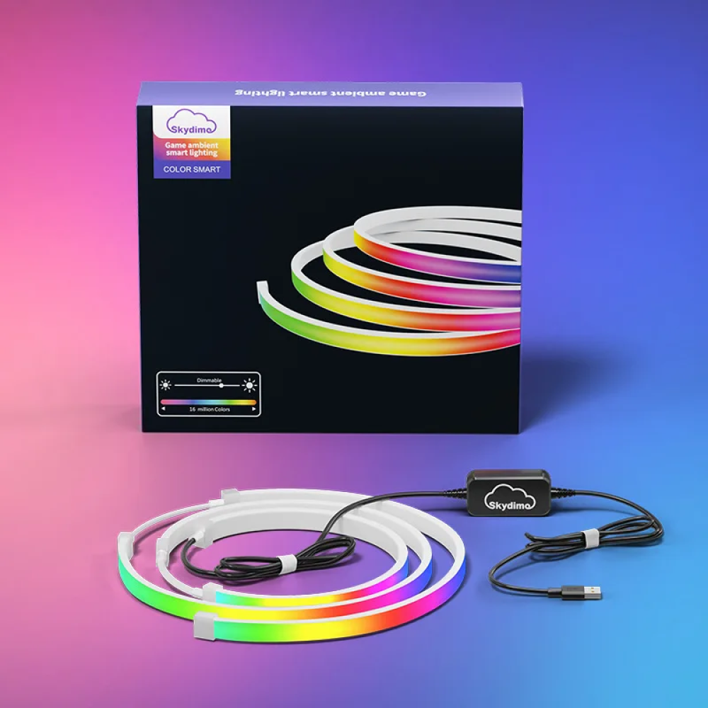 히든피스 스카이디모 라이트 스마트 조명 led바 줄조명 스트립 61cm(24인치) 모니터