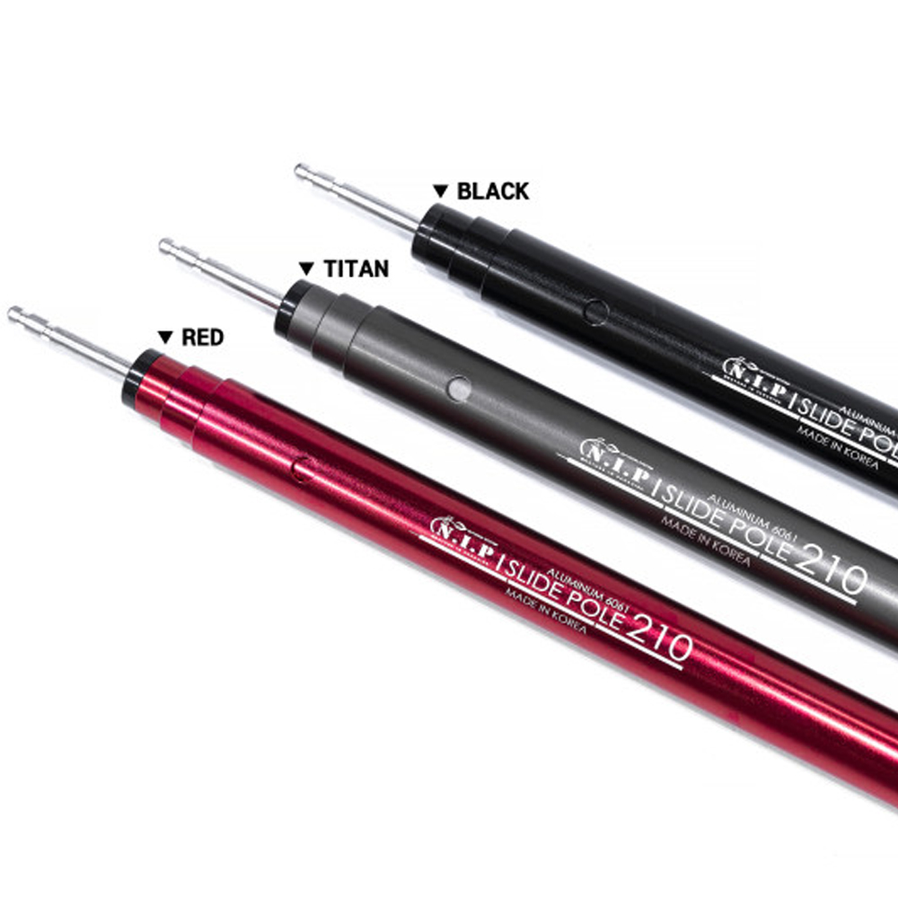 N.I.P 슬라이드 폴대 사이드 240 1줄 티탄