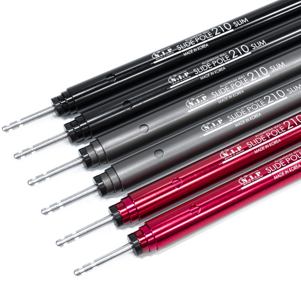 N.I.P 슬라이드 폴대 사이드 240 1줄 티탄
