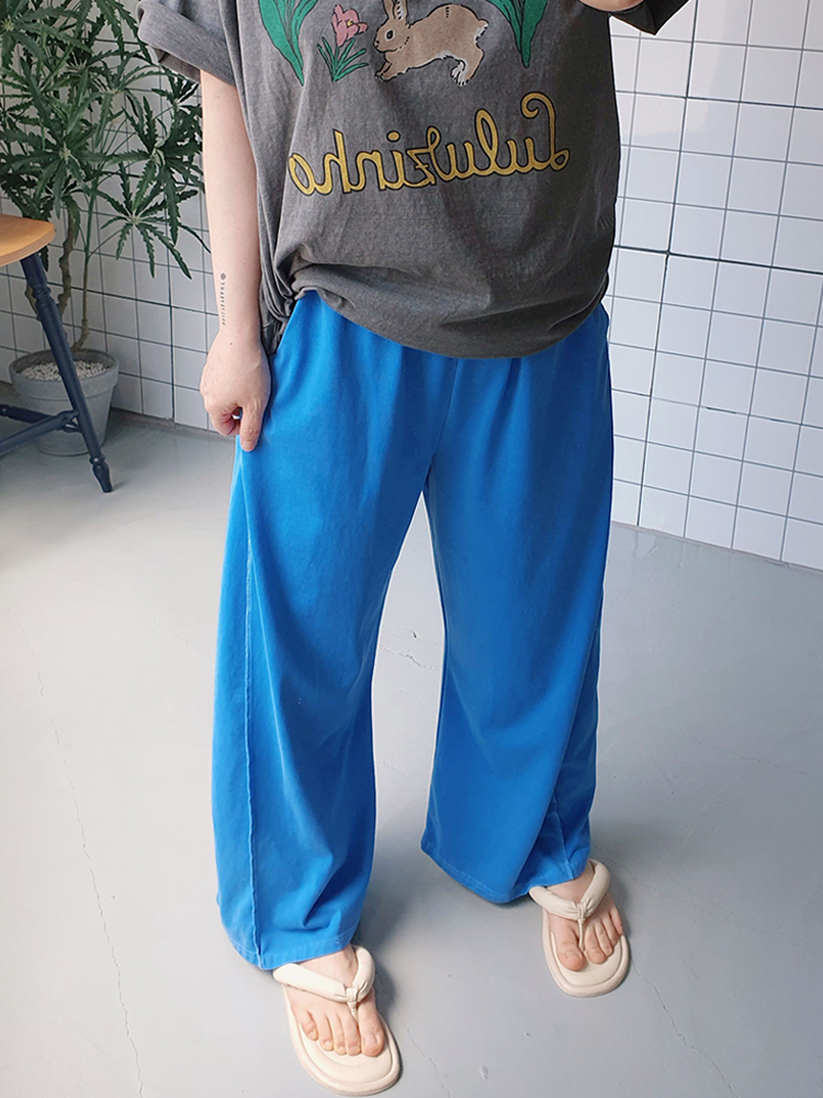 (무배) 피그워싱 와이드 팬츠 - 상품 이미지