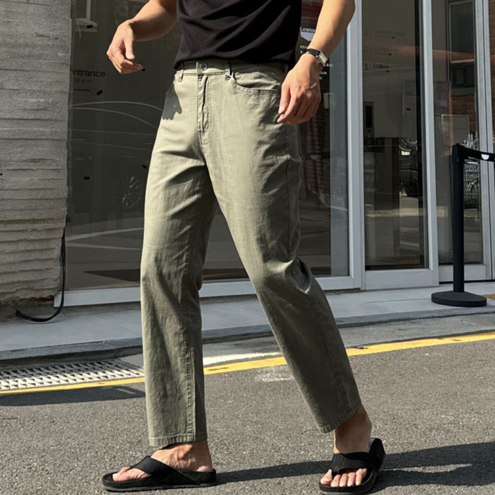 남자 라그 여름 아이스 쿨 린넨 일자 스판 히든밴딩 면바지 가격 비교 피팅남 남자 라그 여름 아이스 쿨 린넨 일자 스판 히든밴딩 면바지