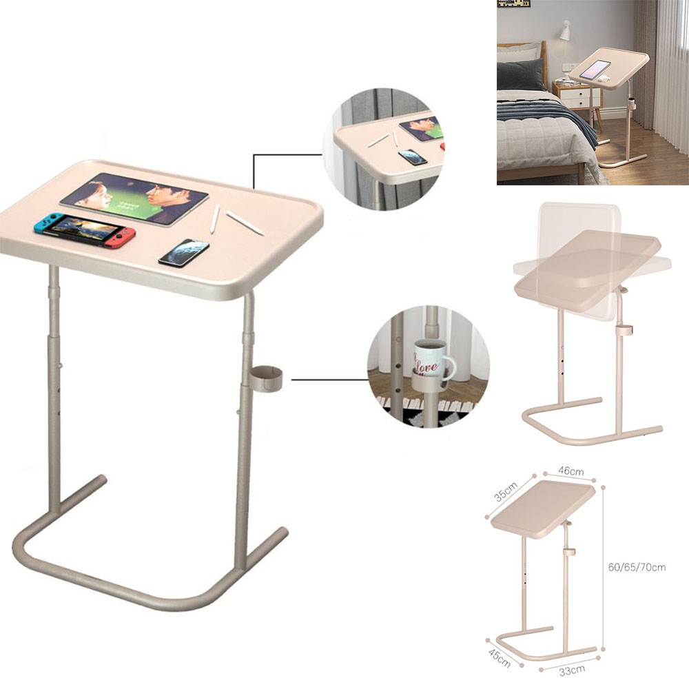 다용도 거실 테이블 실내 컵홀더 각도 3단 높이조절 책상