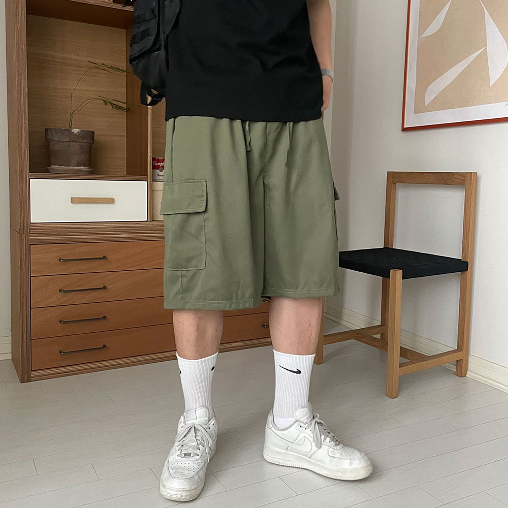남자카고반바지 건빵바지 남자버뮤다반바지 - 상품 이미지