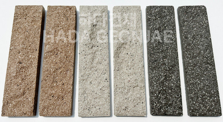 스톤버클 227x60x15~24T 브라운, 그레이, 블랙 / 하다건재 세라믹타일