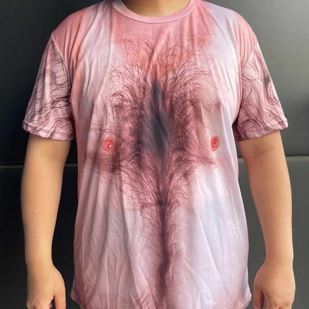웃긴 근육 티셔츠 반팔 티 복근 몸짱 문신 재미있는 선물 쓸데없는 인싸템 - 상세 이미지 5