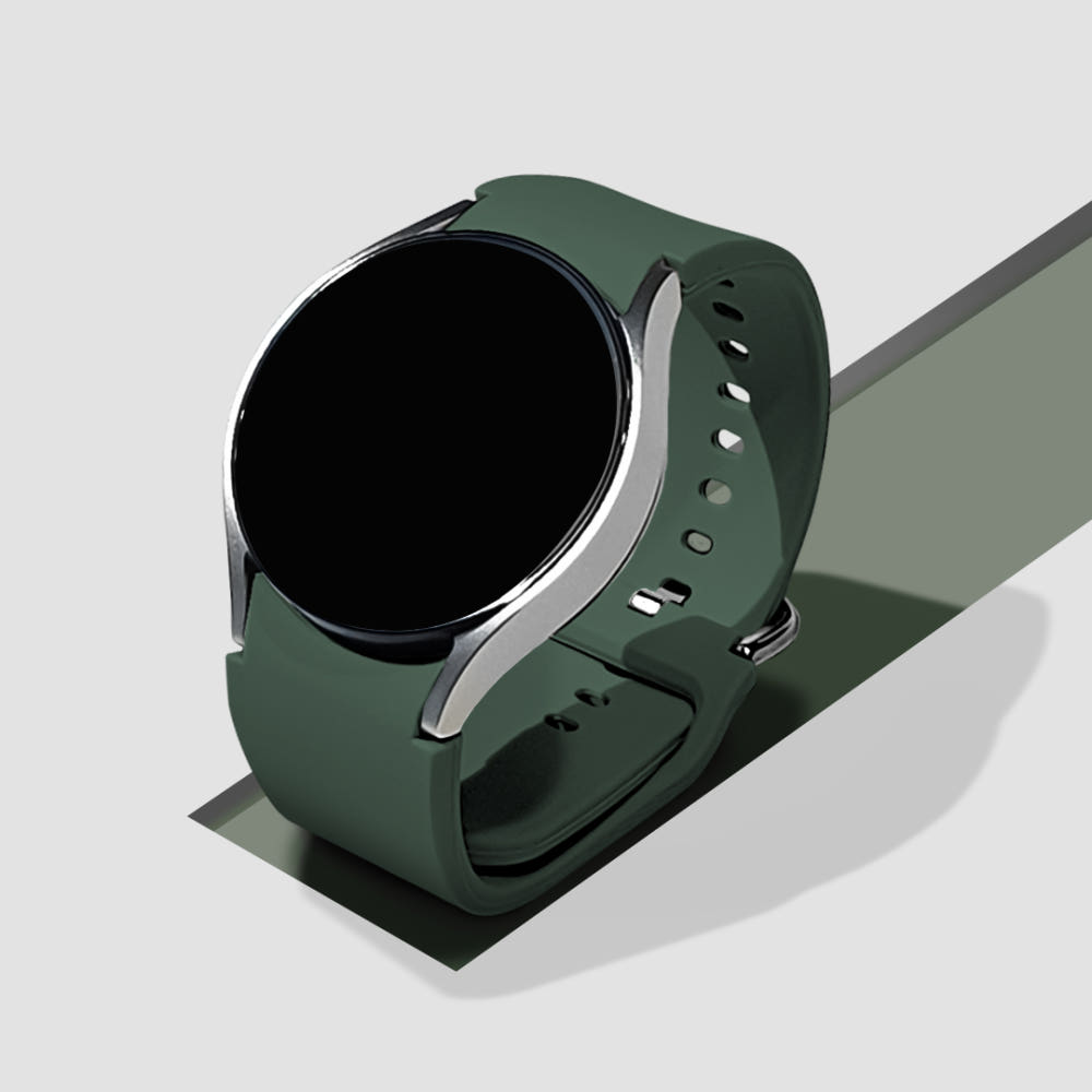 실리콘 스트랩 착용샷