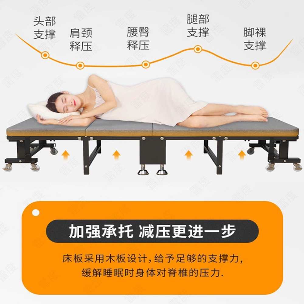 간병인 침대 병원 보조 간호야전 보호자 접이식 - 상세 이미지 3