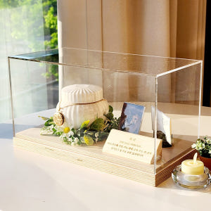 추모함 2 자작나무 아크릴 케이스 반려동물 유골함 스톤 보관 함 강아지 ... 솔직 후기 | 실제 사용자 리뷰 총정리 - 상품 이미지 4