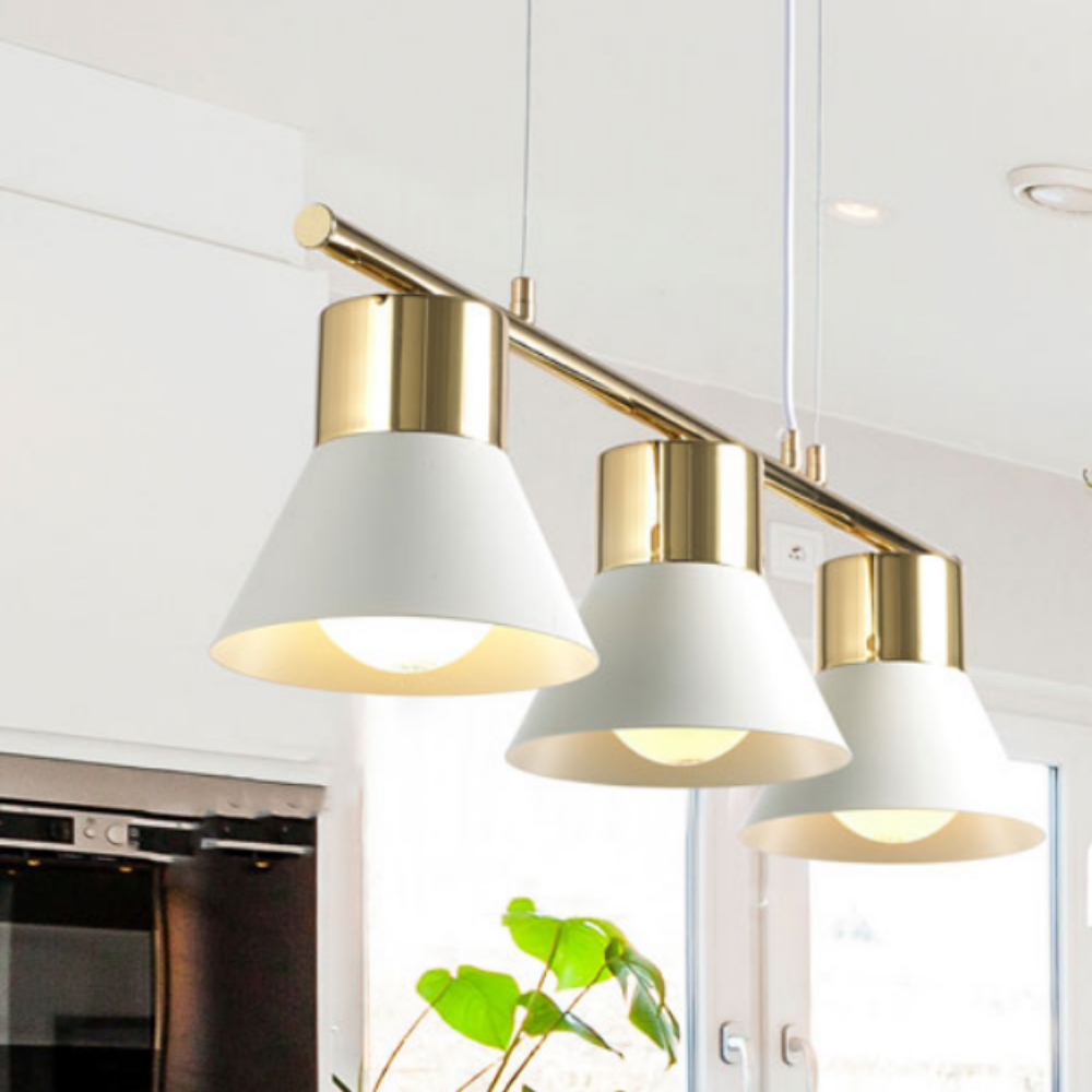 무료+당일발송 6인용식탁등 LED 펜던트 주방 식탁등 골드