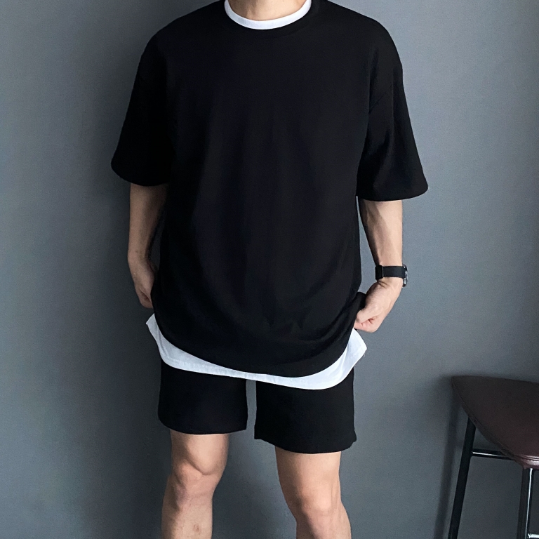 남자반팔셋업 남성여름트레이닝세트 여름추리닝세트 - 상세 이미지 4