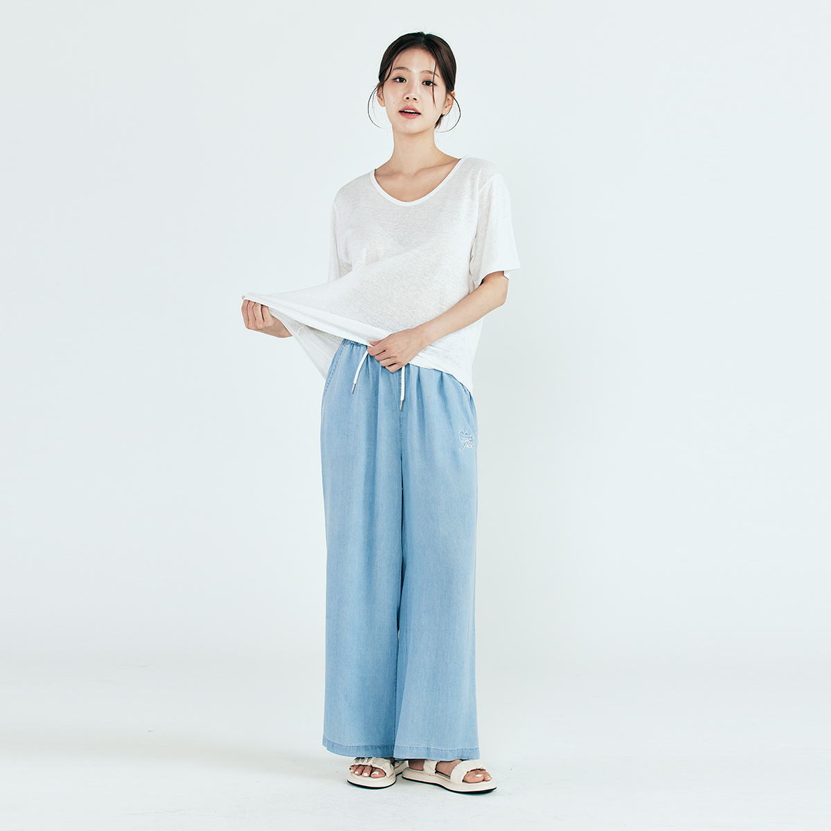치트키 찰랑이 면T : 예뻐너