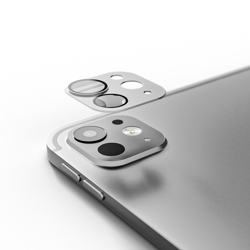 아이패드 프로 7세대 11 카메라 렌즈 풀커버 메탈 강화유리필름 - 상품 이미지