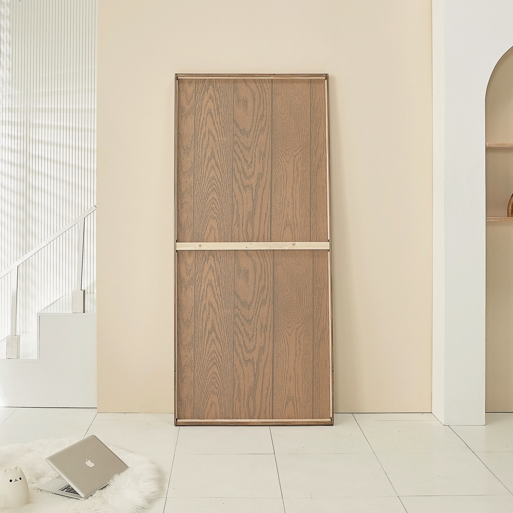왜곡없는 현관문 장거울 연습실 원목 현관 우드 스탠드 전신거울