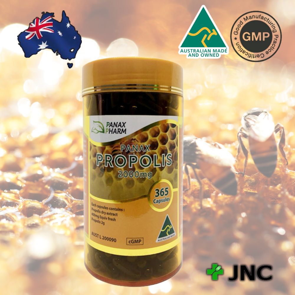 JNC 100% 청정국가 호주산 프로폴리스 2000mg 365정 PANAX PHARM - 상품 이미지