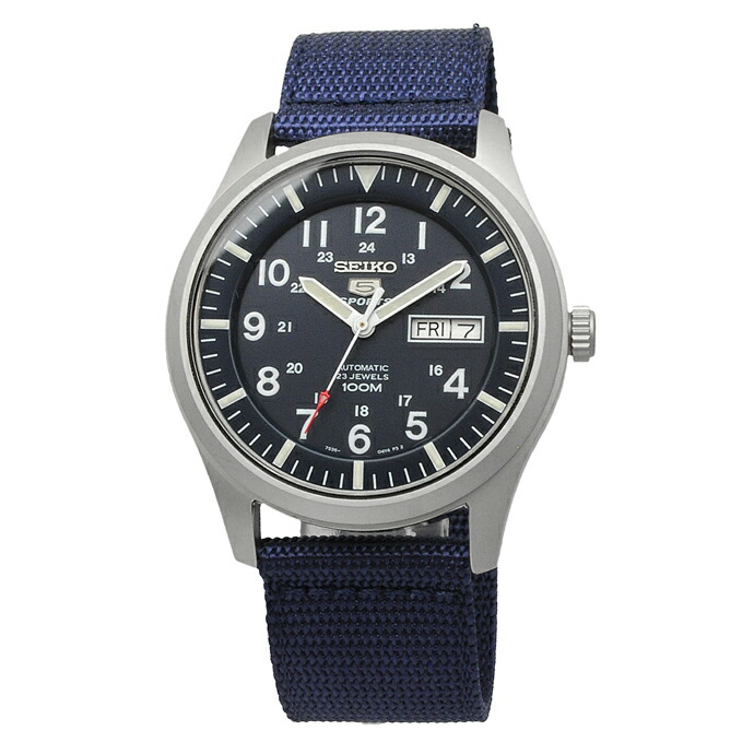 세이코 SEIKO 오토매틱 청판 남자 손목 캐주얼 필드 시계 SNZG11J1 - 상세 이미지 2