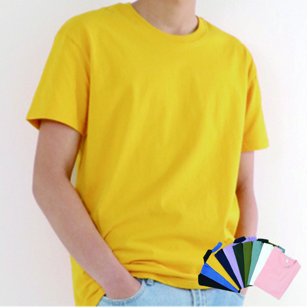 도톰한반팔티 목안늘어나는 질좋은 두꺼운 무지 20수 면티 - 상품 이미지