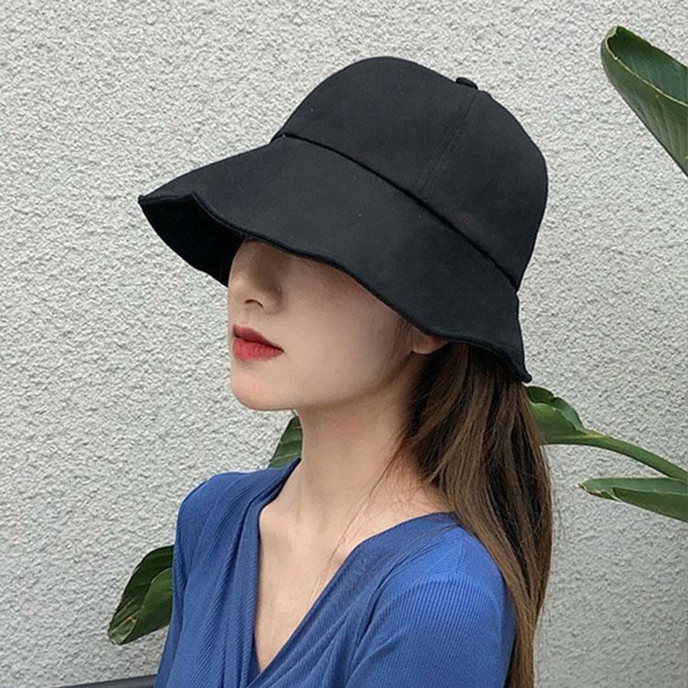 여성버킷햇 벙거지 휴양지 서핑 여름 챙 넓은 모자 나일론 보넷 - 상세 이미지 2