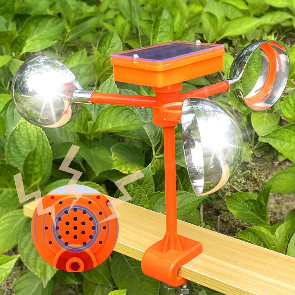 태양광 경보기 바람개비 조류퇴치기 A 농사 농작물 보호 유해 조류 동물 차단 비둘기 참새 까치 까마귀 고라니 새쫓기