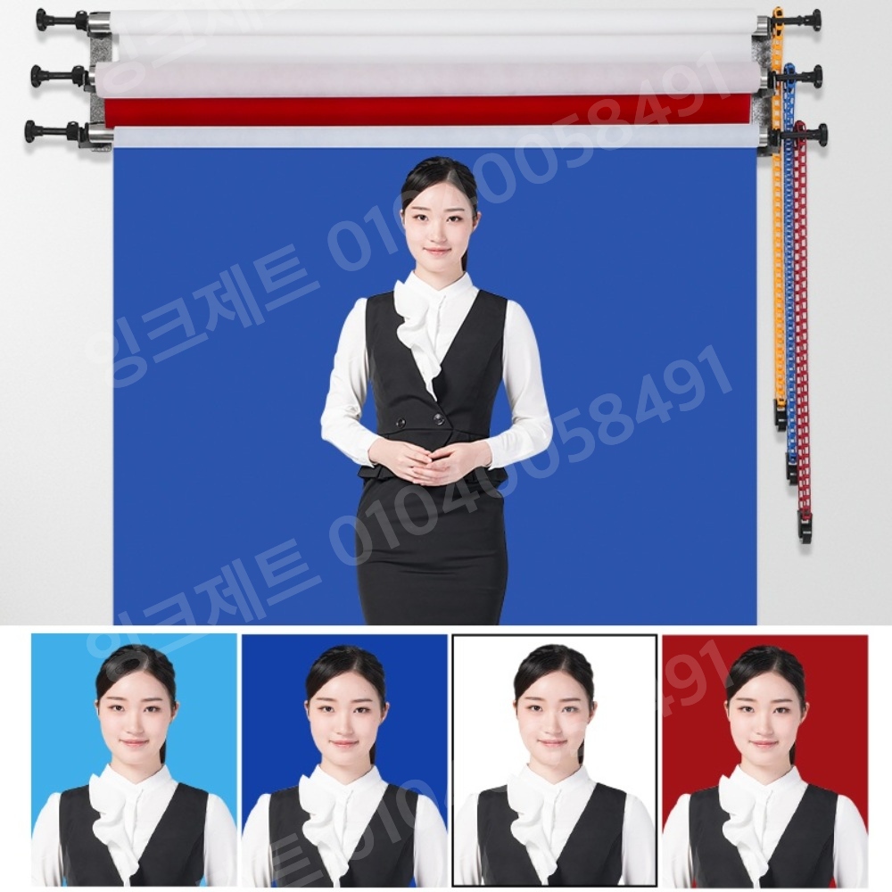 사진촬영 배경지 소품 미니 롤 배경판 색상 프레임 - 상품 이미지